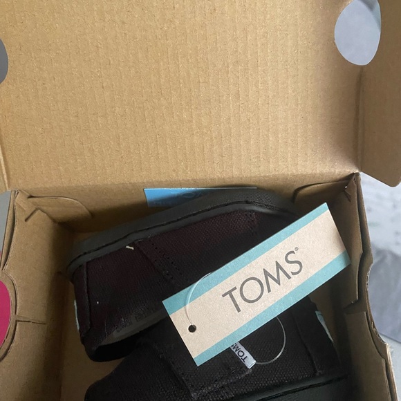 Baby TOMS Black Canvas Size 3 - Picture 3 of 6